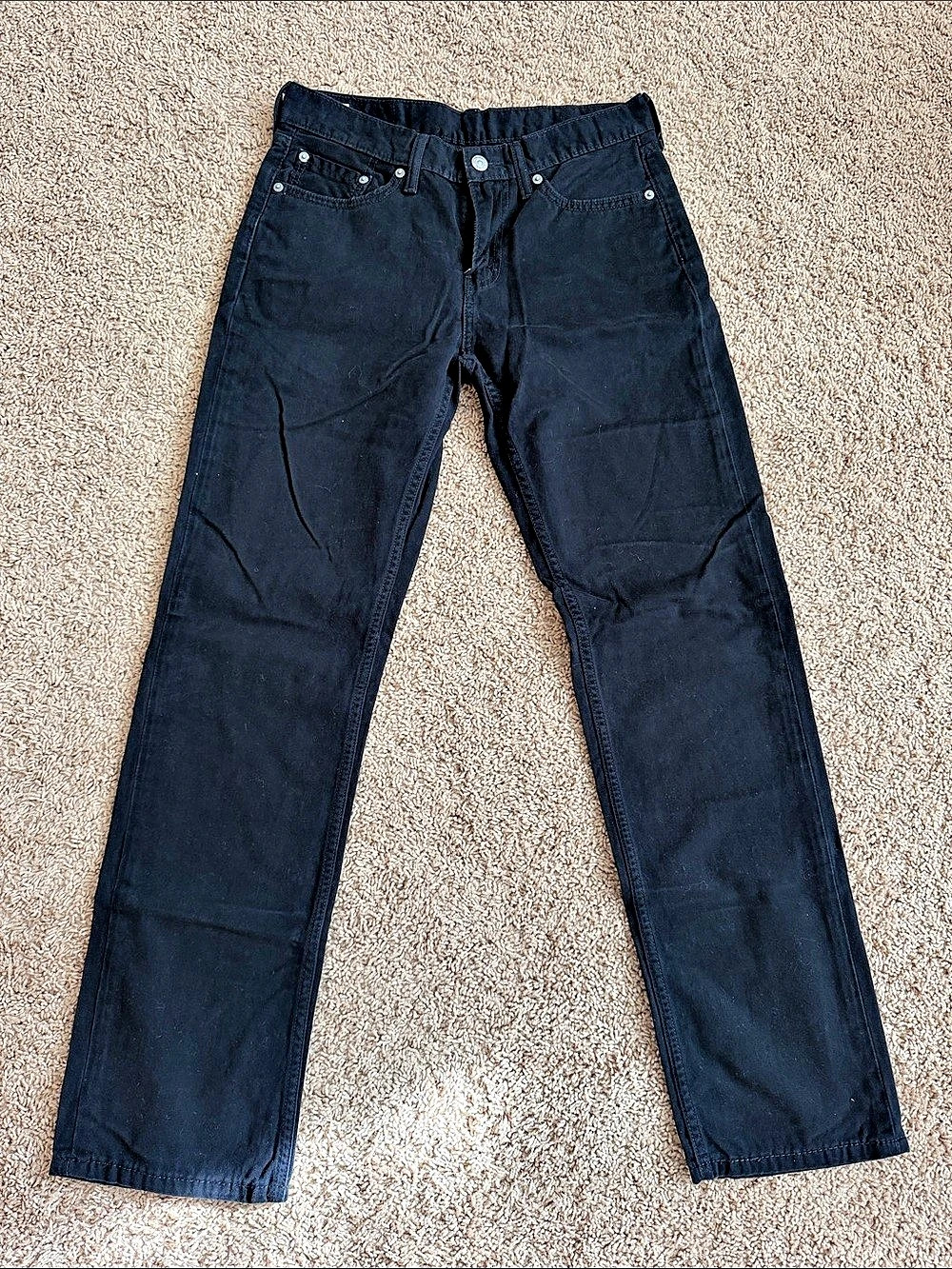 Levi's 514 Straight Fit Jeans Men's Black Waist 30 x 32